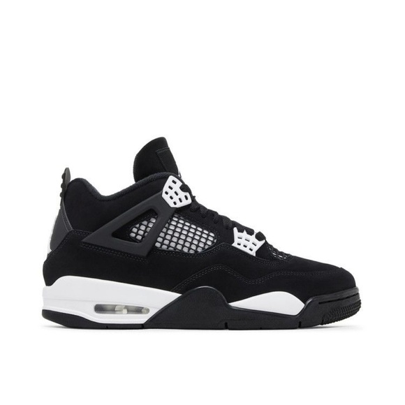 Jordan Black Sneakers with High-Top Design and Unique...